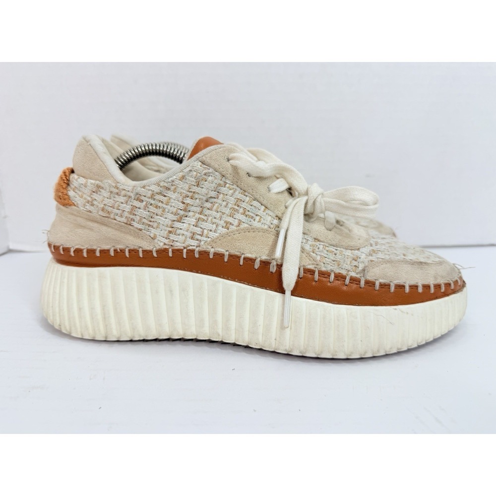 Coconuts by Matisse Go To Platform Sneakers Woven Tweed Women's Size 8.5
